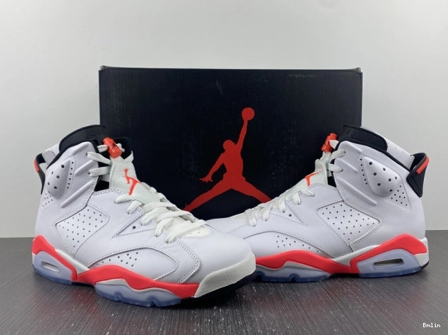 Bmlin Shoes White Infrared (2014) Jordan Retro 384664-123 6 0722